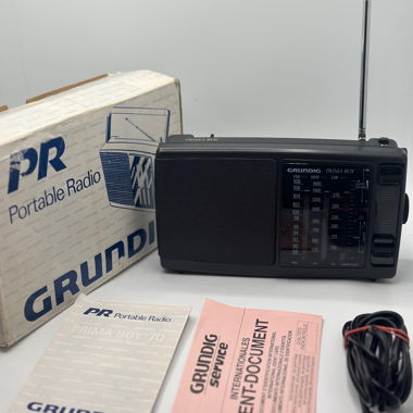 RADIO Vintage 1985! Grundig Prima boy 70 -Test OK!