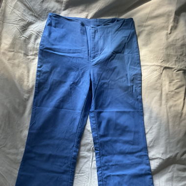 Pantalon bleu sans poche 