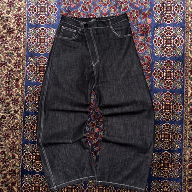 JCAESAR Diagonal Baggy Jeans