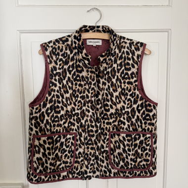 Lollys Laundry leopard quilted vest 