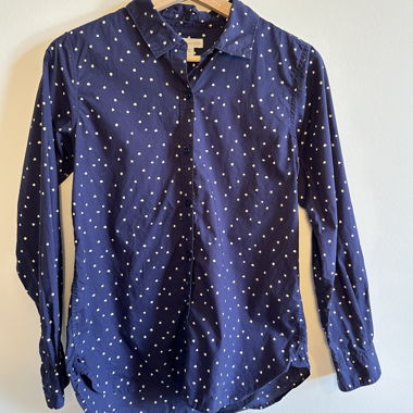 Camicia a pois abbottonata