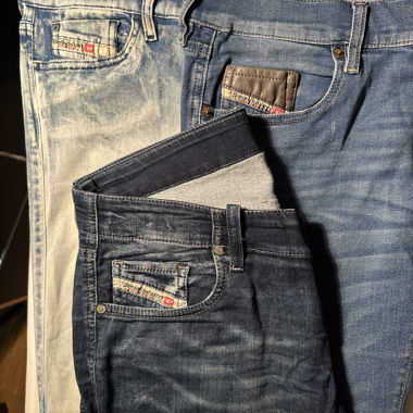 Jeans Diesel - Faded, Casual, Comfort