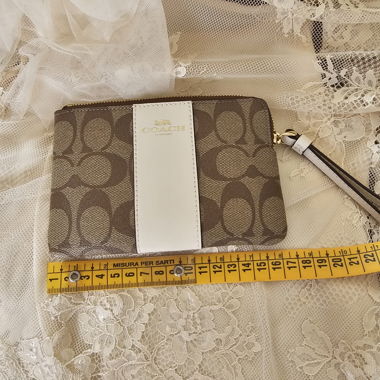 Coach Monogram Wristlet Wallet