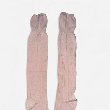 baby pink knee high socks