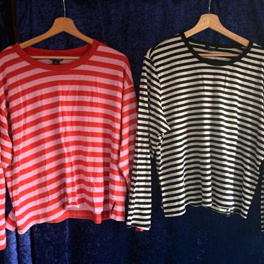 Monki striped Longsleeve Shirts