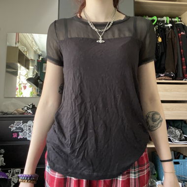 schwarzes T-Shirt