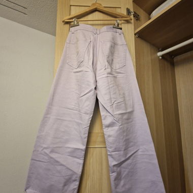 Purple Stradivarius trousers