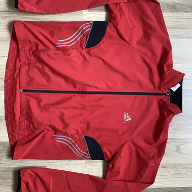 Giacca da corsa Adidas rossa