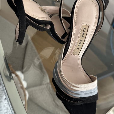 Zara Basic Heeled Sandals