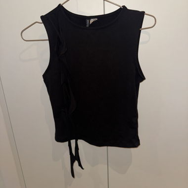 Schwarzes Tanktop