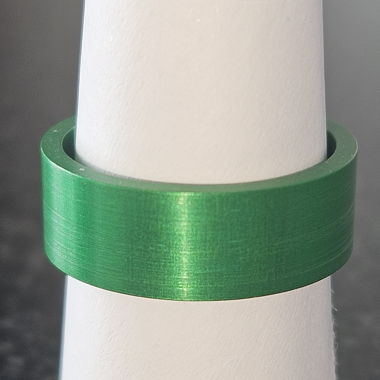 Mood Add-on in green aluminium, size 52