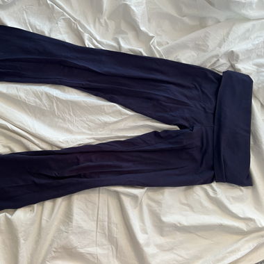 Leggings a zampa Gina Tricot / vita a risvolto