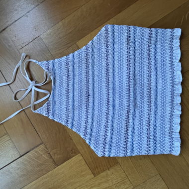 Top ZARA con schiena scoperta