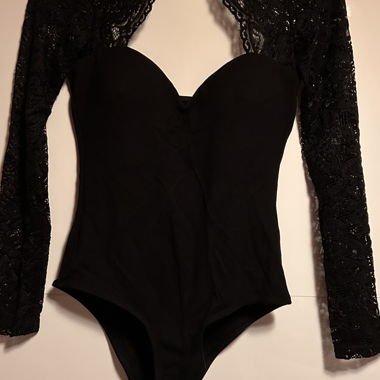 Body en dentelle noire