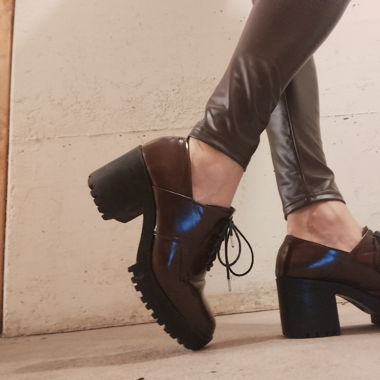 Zara Absatz Loafer gr.40/41 oft getragen