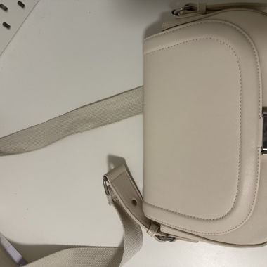 Borsa a tracolla bianca