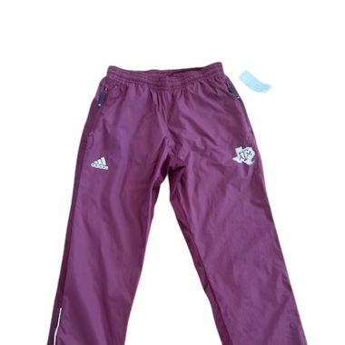 VINTAGE ADIDAS COLLEGE BASKETBALL TRACKPANTS (S)
