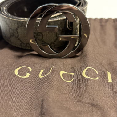 Gucci GG Gürtel mit Logo-Schliesse