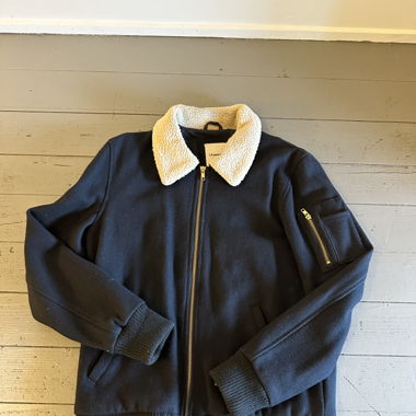 Bomberjacke aus Wolle für Herren