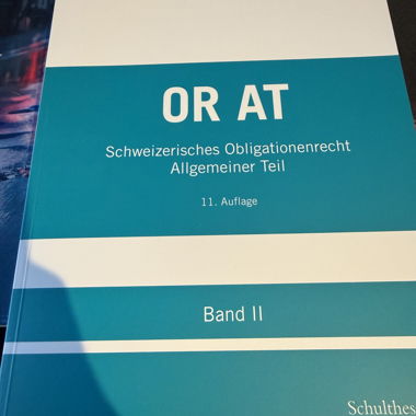 Schweizerisches Obligationenrecht AT Band 2
