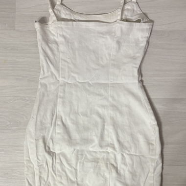 Vestito corto bianco
