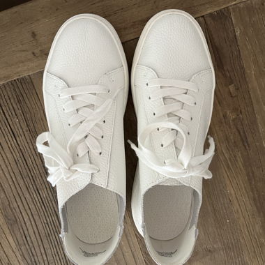 Crown Vintage weisse Ledersneakers Gr. 39
