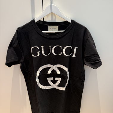 T-shirt Gucci noir avec logo