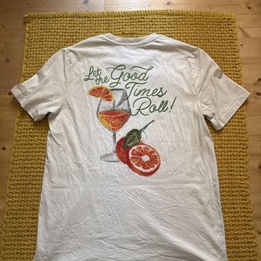 Weisses Grafik-T-Shirt