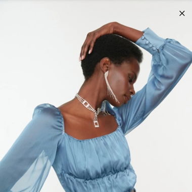 Blouse bleu 