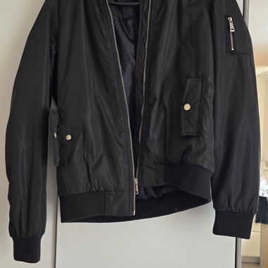 Black Bomber Jacket