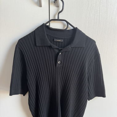 Polo Massimo Dutti Black Size M