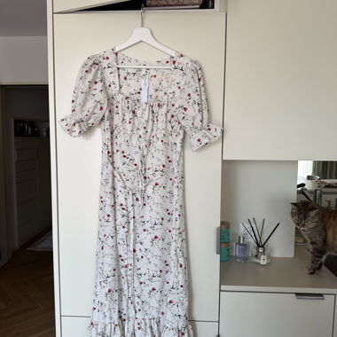 Abito midi floreale