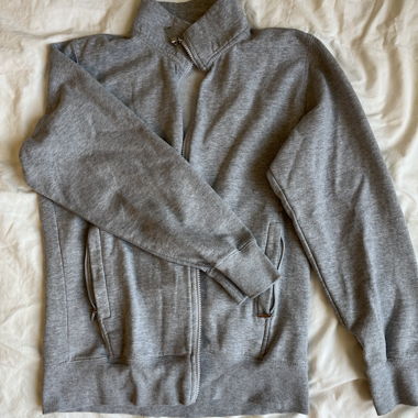 Grey Sweatshirt-Zipper