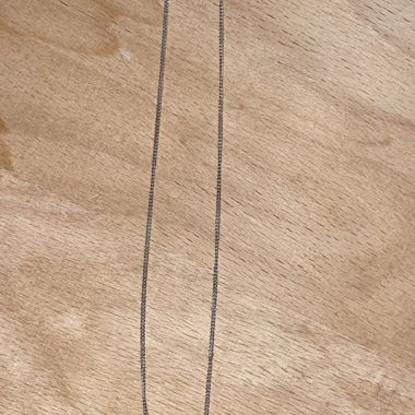 Collier argenté avec pendentif cœur