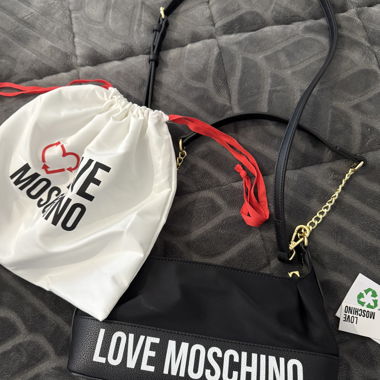 Sac bandoulière Love Moschino noir