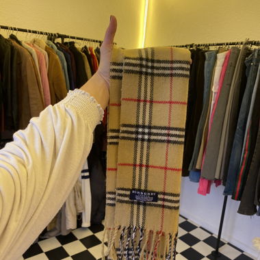 Sciarpa Burberry a quadri in cashmere