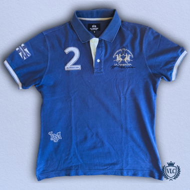 Vintage La Martina Poloshirt - Grösse M - Blau