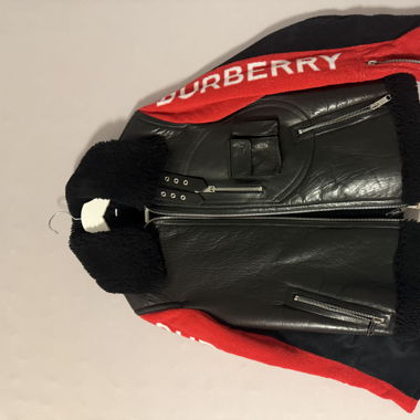 Burberry Shearling Aviator Jacke