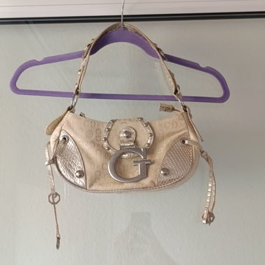 Vintage Gussaci white bag