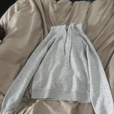 croped hoodie