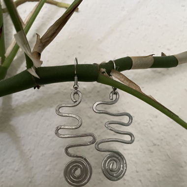 vintage ohrringe spirale