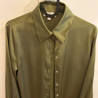 Chemisier viscose effet soie taille 34