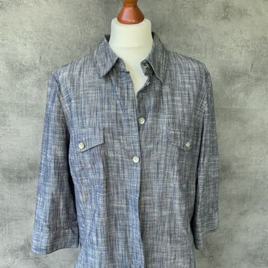 Bluse Jeanslook