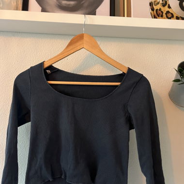 Maglia a maniche lunghe blu scuro