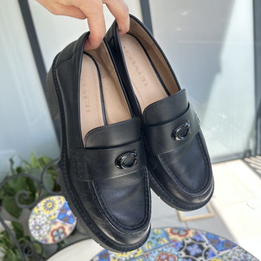Coach Loafers Leah Mokassin Gr. 37 Schwarz
