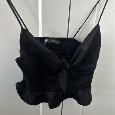 Crop Top mit Schimmer 
