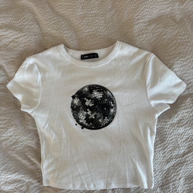 T-shirt court blanc FB Sister