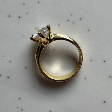 Bague plaquée or 18K RGP – neuve & jamais portée
