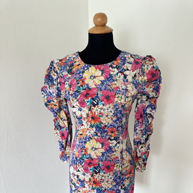 Zara Floral Mini Dress, Size M, Perfect for Spring