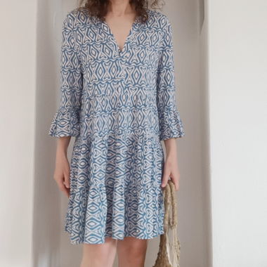 Sommerkleid Viscose 100% Gr.L